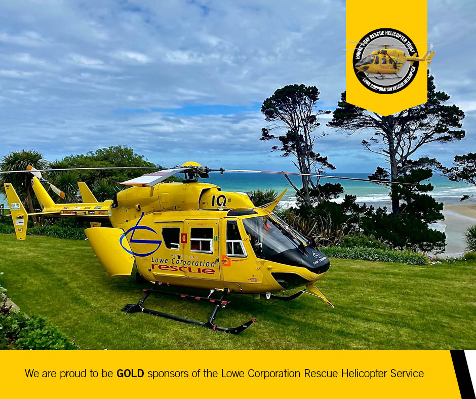 Vista Auto Glass - Gold sponsor of the Lowe Corporation Rescue Helicopter Service